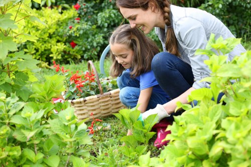 Local Barking garden landscaping with patio, edging, and low-maintenance features