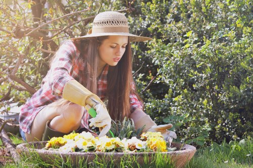 Updated cookie policy notice for a landscaping business